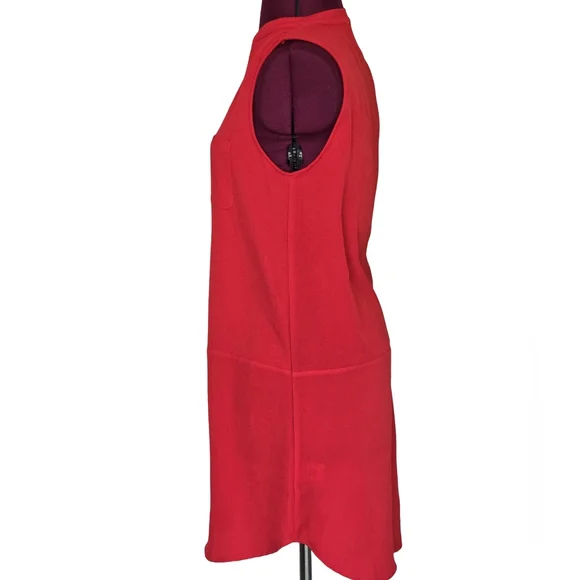 Lush Vibrant Red Sleeveless Midi Dress - Picture 3 of 9